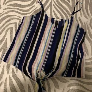 Colorful tank that ties together at bottom